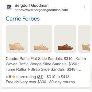 Carrie Forbes Bella Raffia Wedge 8